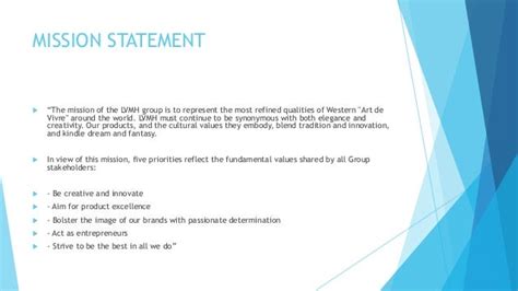 lvmh mission and vision statement